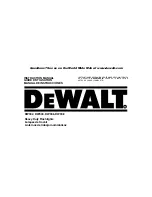 Preview for 3 page of DeWalt DW902 Instruction Manual