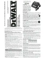 DeWalt DW9117 Instruction Manual preview