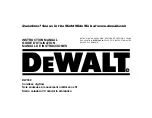 Preview for 2 page of DeWalt DW933 Instruction Manual