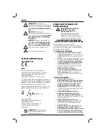 Preview for 20 page of DeWalt DW934 Instructions Manual