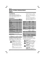 Preview for 34 page of DeWalt DW934 Instructions Manual