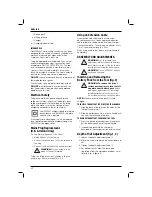 Preview for 42 page of DeWalt DW934 Instructions Manual