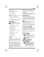 Preview for 55 page of DeWalt DW934 Instructions Manual