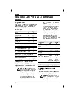 Preview for 74 page of DeWalt DW934 Instructions Manual