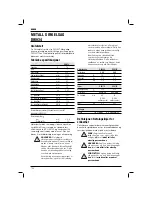 Preview for 102 page of DeWalt DW934 Instructions Manual