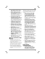 Preview for 105 page of DeWalt DW934 Instructions Manual