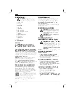 Preview for 110 page of DeWalt DW934 Instructions Manual