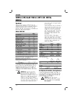 Preview for 114 page of DeWalt DW934 Instructions Manual