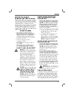 Preview for 121 page of DeWalt DW934 Instructions Manual