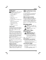 Preview for 123 page of DeWalt DW934 Instructions Manual