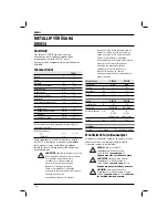 Preview for 128 page of DeWalt DW934 Instructions Manual