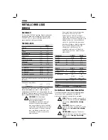 Preview for 140 page of DeWalt DW934 Instructions Manual