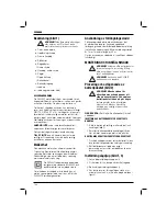 Preview for 148 page of DeWalt DW934 Instructions Manual