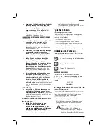 Preview for 21 page of DeWalt DW941 Instructions Manual