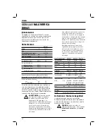 Preview for 42 page of DeWalt DW941 Instructions Manual