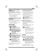 Preview for 63 page of DeWalt DW941 Instructions Manual