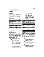 Preview for 135 page of DeWalt DW941 Instructions Manual