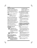 Preview for 156 page of DeWalt DW941 Instructions Manual