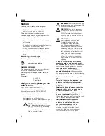 Preview for 10 page of DeWalt DW955 Original Instructions Manual