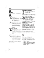 Preview for 42 page of DeWalt DW955 Original Instructions Manual