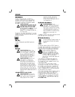 Preview for 96 page of DeWalt DW955 Original Instructions Manual