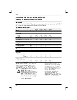 Preview for 98 page of DeWalt DW955 Original Instructions Manual