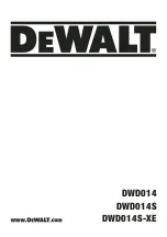 DeWalt DWD014 Manual предпросмотр