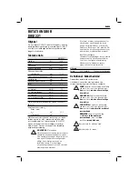 Предварительный просмотр 5 страницы DeWalt DWD221 Original Instructions Manual