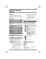 Preview for 95 page of DeWalt DWE1622 Original Instructions Manual