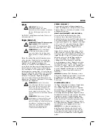 Preview for 19 page of DeWalt DWE357 Original Instructions Manual