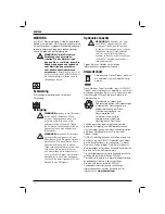 Preview for 20 page of DeWalt DWE357 Original Instructions Manual