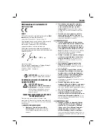 Preview for 49 page of DeWalt DWE357 Original Instructions Manual