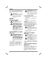 Preview for 62 page of DeWalt DWE357 Original Instructions Manual