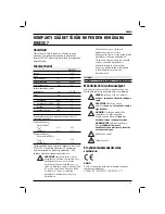 Preview for 83 page of DeWalt DWE357 Original Instructions Manual