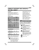 Preview for 99 page of DeWalt DWE357 Original Instructions Manual