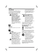 Preview for 116 page of DeWalt DWE357 Original Instructions Manual