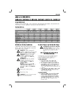 Preview for 5 page of DeWalt DWE4001 Original Instructions Manual