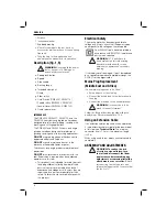 Preview for 10 page of DeWalt DWE4001 Original Instructions Manual