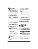 Preview for 12 page of DeWalt DWE4001 Original Instructions Manual