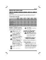 Preview for 19 page of DeWalt DWE4001 Original Instructions Manual