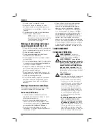 Preview for 28 page of DeWalt DWE4001 Original Instructions Manual