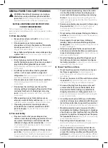 Preview for 21 page of DeWalt DWE4016 Original Instructions Manual