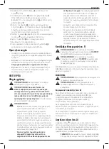 Preview for 101 page of DeWalt DWE4016 Original Instructions Manual