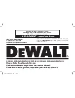 DeWalt DWE402 Instruction Manual предпросмотр