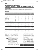 Preview for 84 page of DeWalt DWE4056 Original Instructions Manual