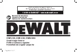 Preview for 1 page of DeWalt DWE4100 Instruction Manual