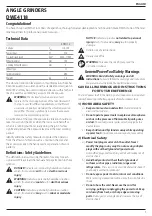 Preview for 5 page of DeWalt DWE4118 Manual