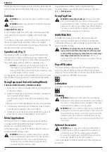 Preview for 10 page of DeWalt DWE4118 Manual