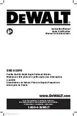 DeWalt DWE4120FN Instruction Manual предпросмотр