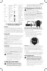 Предварительный просмотр 21 страницы DeWalt DWE4120FN Instruction Manual